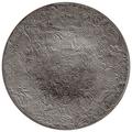 Raynaud Italian Renaissance Dark Grey presentation plate, entirely decorated