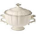 Gien Filets Taupe Suppenterrine