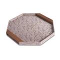 L'Objet Fortuny octagonal tray, purple