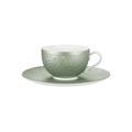 Raynaud Minéral Irisé Celadon tea cup and saucer