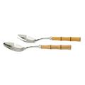 Capdeco Byblos salad servers, boxwood