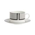 Wedgwood Vera Wang - Luxe Graphite tea cup and saucer no. 1