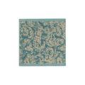 Leitner Friuli face cloth, teal
