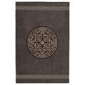 Leitner Rosetta bath sheet, anthracite