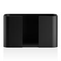 Decor Walther Stone holder for guest towels and paper sheets, black