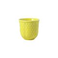 Gien Petits Choux espresso goblet, lemon yellow