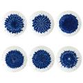 Bernardaud In Bloom set of 6 dessert plates, 6 patterns
