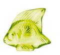 Lalique Small Fish sculpture, anise