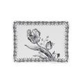 Gien Tulipes Noires butter platter