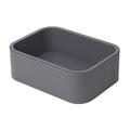 Giobagnara Polo stackable tray, rectangular, large, h 8 cm, graphite