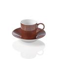 Jaune de Chrome Granite Rouge Espressotasse mit Unterteller