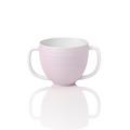 J.L Coquet Hémisphère Baby Light Rose cup with two handles