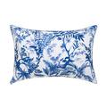 Le Jacquard Francais Jardin d'Eden pillow case, blue, 40 x 80 cm