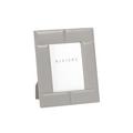 Riviere Stitches leather frame, grey, photo size 13 x 18 cm (5'' x 7'')