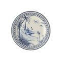 Gien Les Dépareillées Bleu bread & butter plates, set of 4
