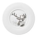 Hering Berlin Piqueur Gourmetteller, breite Fahne, Motiv Hirsch