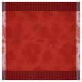 Le Jacquard Francais Souveraine table cloth, red, 120 x 120 cm