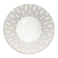 Christofle Malmaison Impériale Platinum deep plate with rim