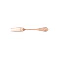 Christofle Jardin d'Eden dessert fork, silverplated & rose gold plated