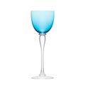Saint-Louis Amadeus hock glass, sky blue