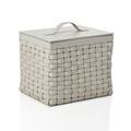 Riviere Outdoor small waste bin with lid, grey