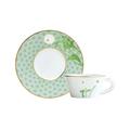 Bernardaud Praiana single espresso cup and saucer