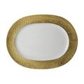 Bernardaud Ecume Gold Platte oval, mittelgroß