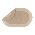 Rhomtuft Badteppich Exquisit oval, 60 x 100 cm, natur-jasmin