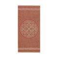 Leitner Rosetta hand towel, rust red
