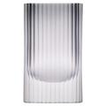 Moser Harmonic vase, smoke blue, matt