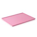 Giobagnara Rechteckiges Tablett Arcobaleno, 44,5 x 35 cm, pink