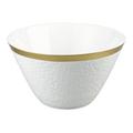 Raynaud Minéral gold salad bowl, conical