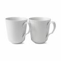 Royal Copenhagen White Fluted mugs, 37 cl, set of 2