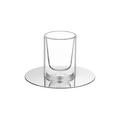 Puiforcat Phi espresso cup and saucer