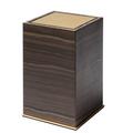 Giobagnara Positano bathroom bin, brass & Eramosa Brown