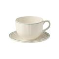 Gien Filets Celadon jumbo cup and saucer