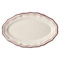 Gien Filets Bordeaux Platte oval