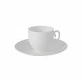 J.L Coquet Hémisphère Weiß Mokkatasse mit Unterteller