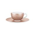 Raynaud Minéral Irisé Copper tea cup and saucer