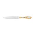 Christofle Marly standard knife, silverplated with gold accents