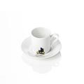 Augarten Wien People single espresso cup and saucer, couple on vespa