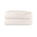 Yves Delorme Triomphe bed throw, mother-of-pearl, 250 x 250 cm