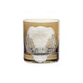 Artel African Safari double old fashioned tumbler, baboon in taupe
