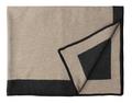 Franz Barth Bergamo cashmere blanket, black/natural