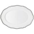 Raynaud Polka Platinum oval platter