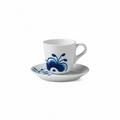 Royal Copenhagen Blue Fluted Mega single espresso cup and saucer