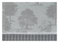 Le Jacquard Francais Souveraine placemat, silver