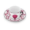 Alberto Pinto Jaipur Pink tea cup and saucer
