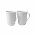 Royal Copenhagen Weiß Gerippt Henkelbecher, 33 cl, 2er-Set