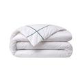 Yves Delorme Athena duvet cover, fjord on white, 240 x 220 cm